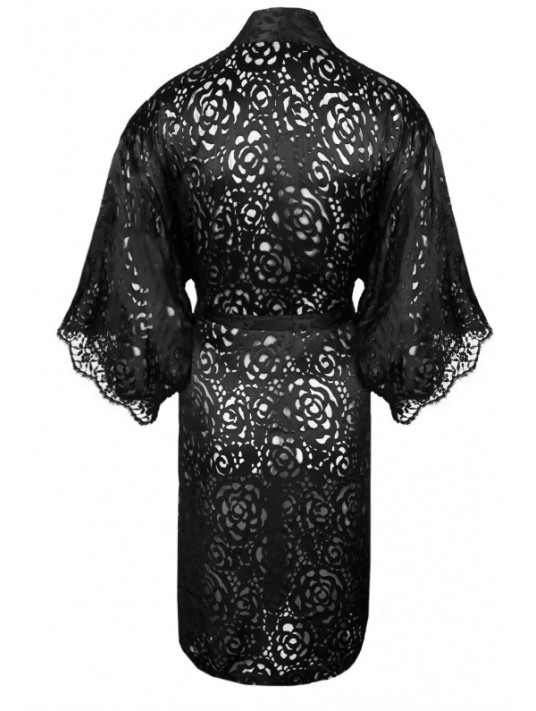 Lise Charmel Déshabillé noir DRESSING FLORAL