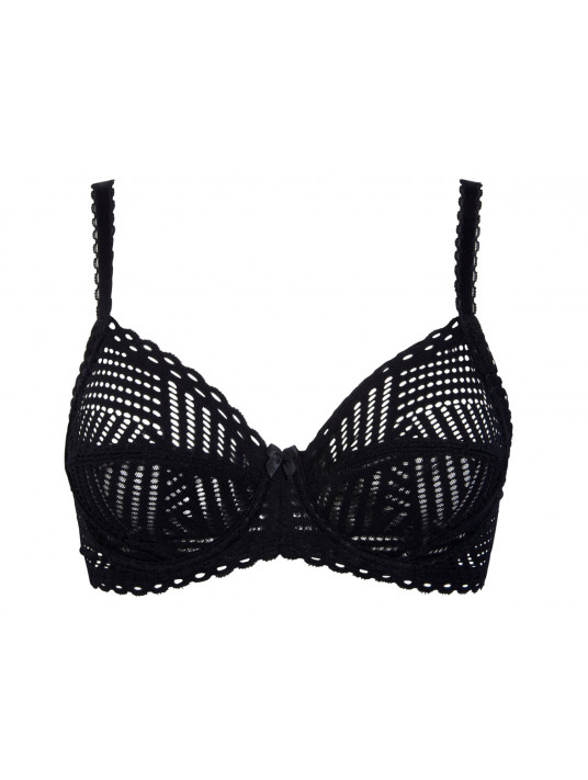 Antigel Soutien-gorge armature noir TRESSAGE GRAPHIC