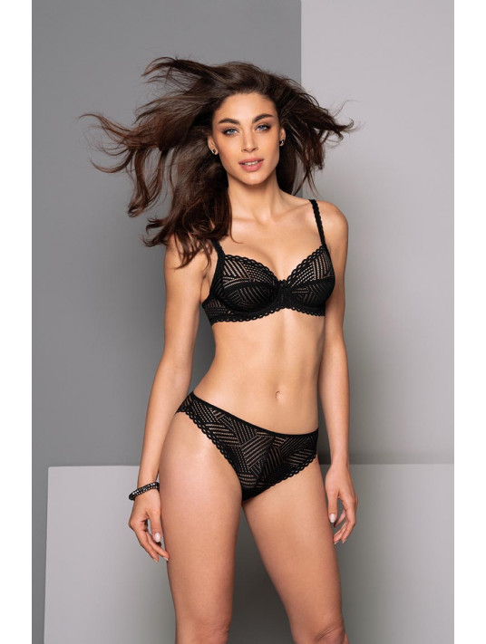 Antigel Underwired bra black TRESSAGE GRAPHIC