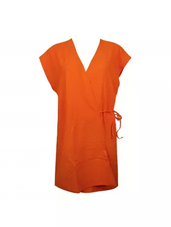 Short dress orange LA TOUT...