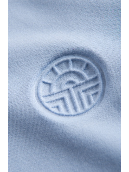 Liquette manches courtes bleu COTTON