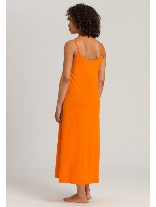 Hanro Long orange cotton nightgown JULIE