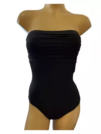 One piece black swimsuit...