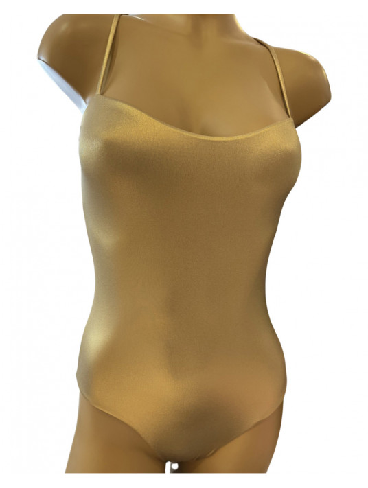 calarena One piece swimsuit gold RIVIERA
