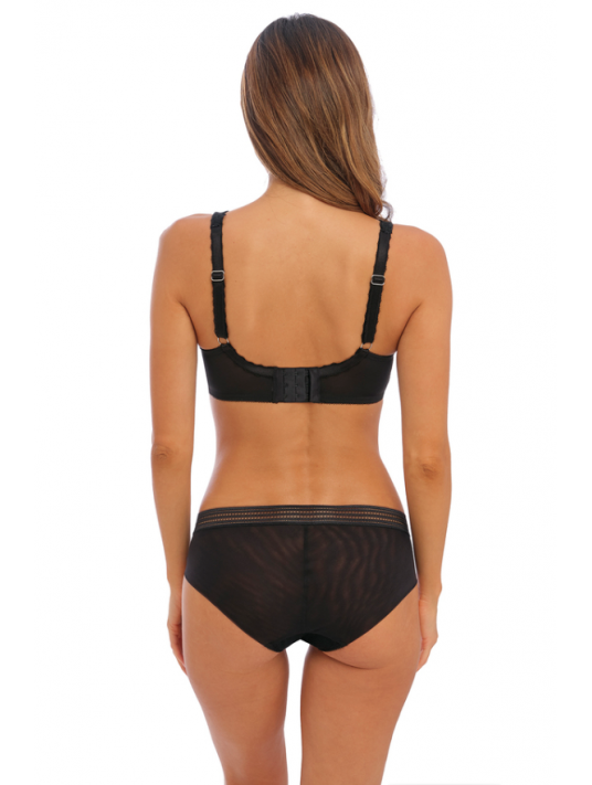 Wacoal Slip classique noir RAFFINE