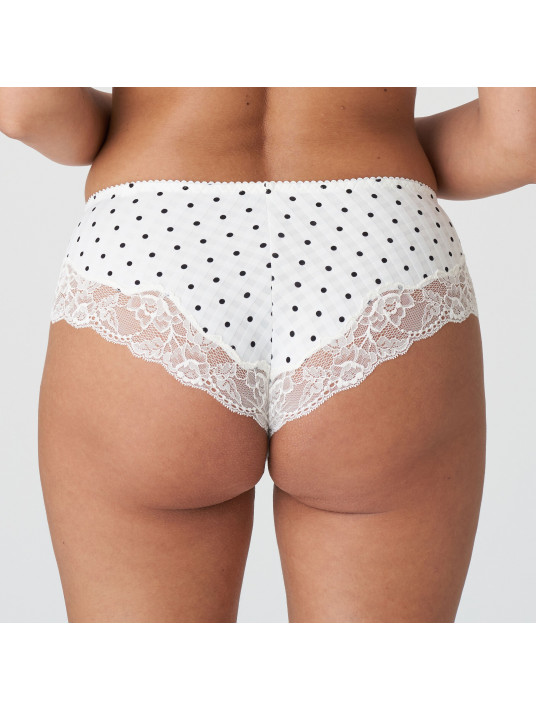 Chambord Embellished High Waist Hot Pant Shorts in White  Oh Polly