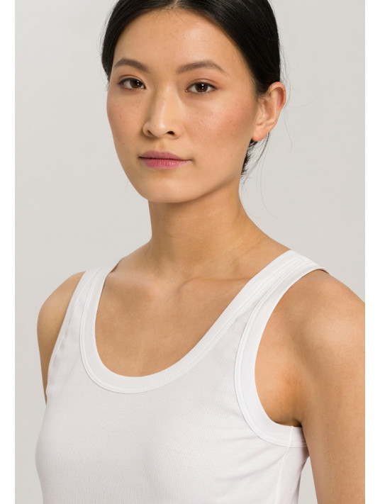Hanro Top sans manches blanc SLEEP&LOUNGE
