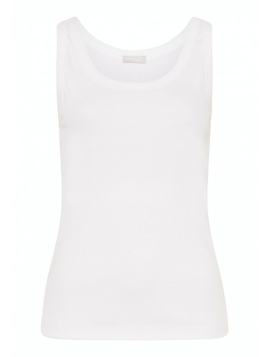 Hanro Top sans manches blanc SLEEP&LOUNGE
