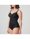 Prima Donna Slimming bodysuit black SATIN
