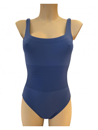 Swimsuit tank blue SOFTLINE