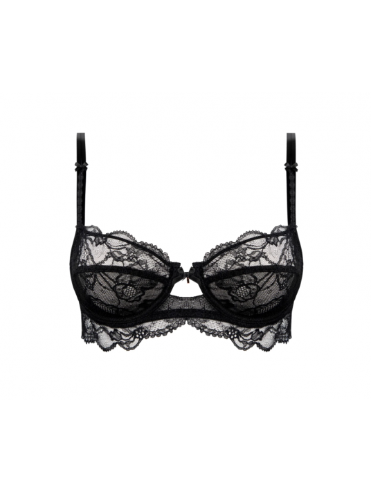 Lise Charmel Half cup bra black FEERIE COUTURE