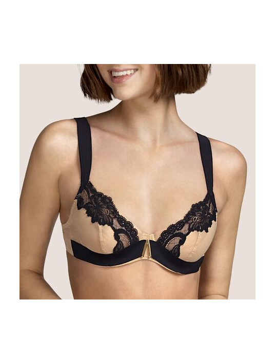 Andres Sarda Underwired black bra DION