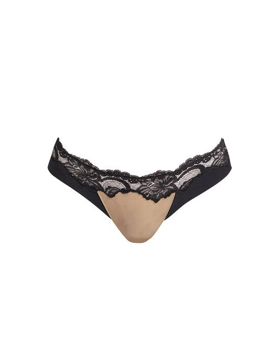 Andres Sarda Slip brésilien noir DION