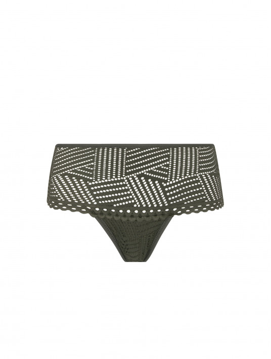 Antigel lingerie Shorty kaki TRESSAGE GRAPHIC