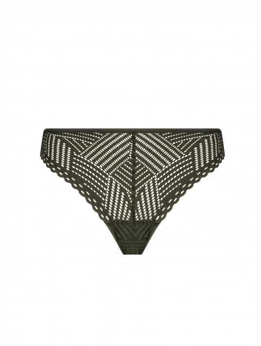 Antigel lingerie Slip kaki TRESSAGE GRAPHIC