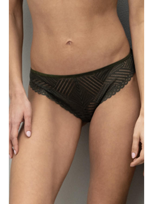 Antigel lingerie Slip kaki TRESSAGE GRAPHIC