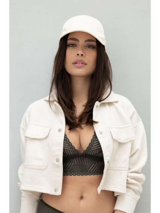 Antigel lingerie Brassière séduction kaki TRESSAGE GRAPHIC