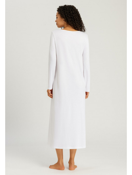 HAnro Long-sleeved white nightgown NAILA