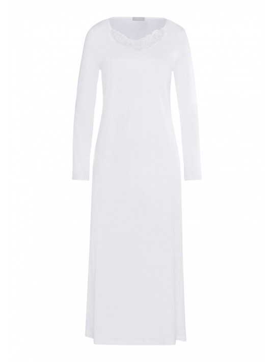 HAnro Long-sleeved white nightgown NAILA