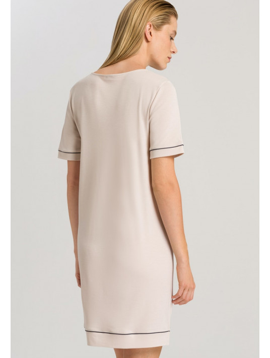 Hanro Chemise de nuit beige NATURAL COMFORT