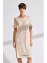 Hanro Chemise de nuit beige NATURAL COMFORT