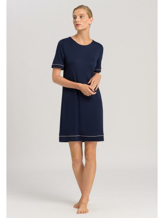 HAnro Chemise de nuit bleu navy NATURAL COMFORT