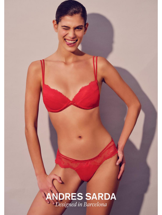 Andres sarda Tanga rouge GAGA