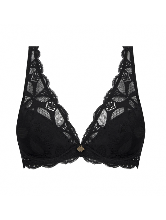 antigel Triangle bra black STRICTO SENSUELLE