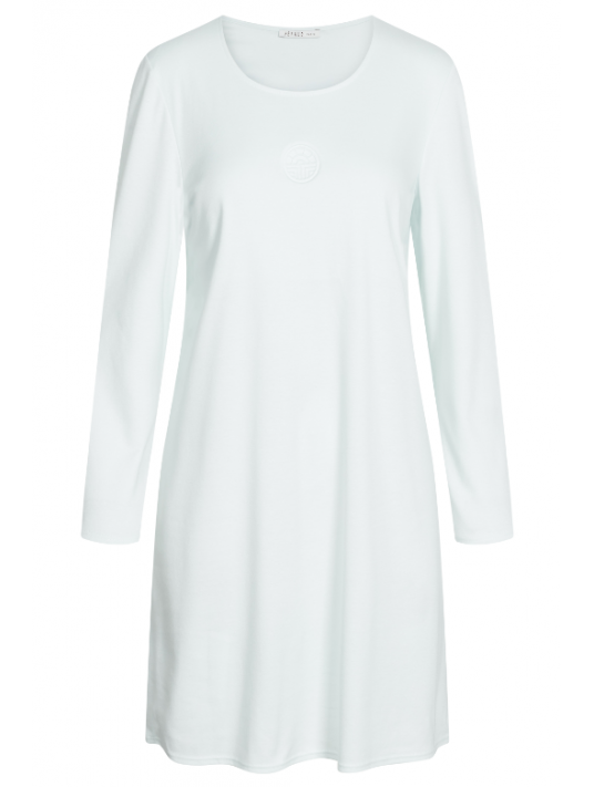 Feraud Long sleeved cotton nightgown jade HIGH CLASS