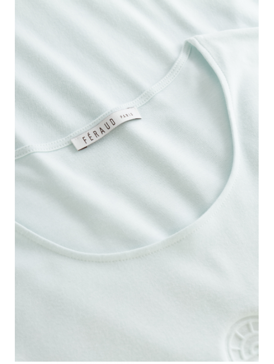 Feraud Liquette manches courtes en coton jade HIGH CLASS