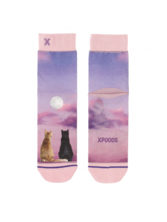 Xpooos Chaussettes MOONLIGHT TALKING