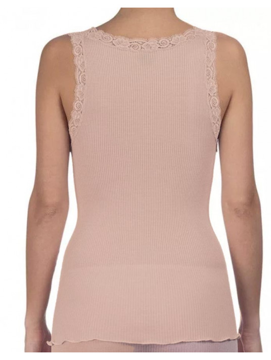 Oscalito Tank top nude lace WOOLEN SILK