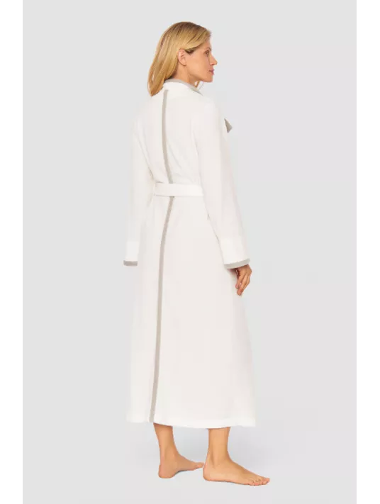 Feraud Fleece wrap-around ivory dressing gown Feraud Fleece wrap-around ivory dressing gown