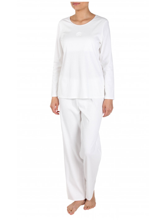 feraud Long sleeved cotton Pyjamas ivory HIGH CLASS
