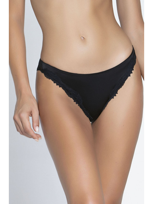 Lise Charmel Seduction silk brief black SPLENDEUR