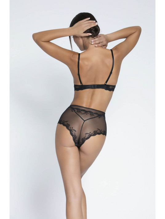 Lise Charmel Shorty taille haute noir SPLENDEUR SOIE