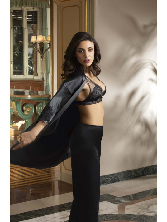 Lise Charmel Black silk pants SPLENDEUR SOIE