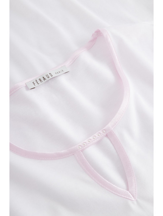 Feraud Long-sleeved pyjama pink COTTON