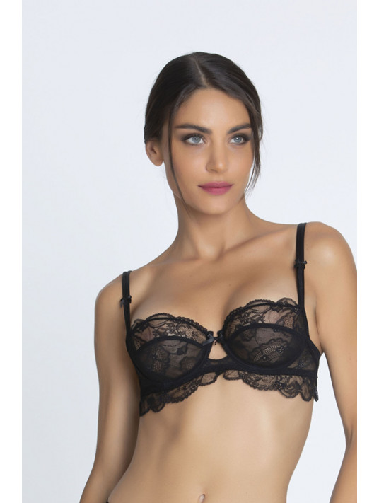 Lise Charmel Half cup bra black FEERIE COUTURE