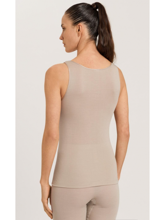 Hanro Débardeur bretelles larges safari LAINE ET SOIE