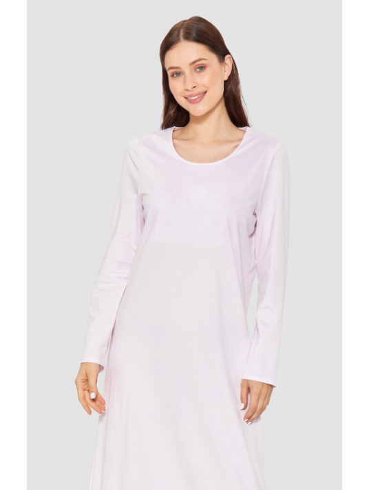 Chemise de nuit longue rose FERAUD
