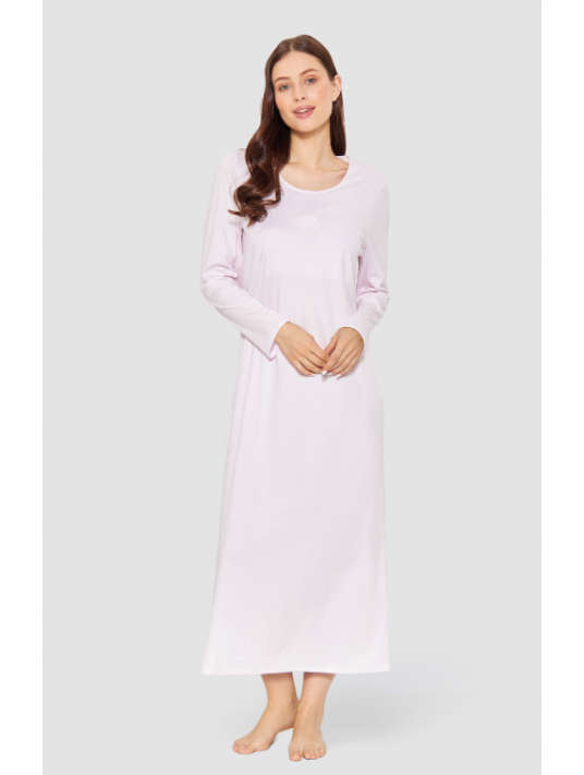 Feraud Long nightgown prink cotton HIGH CLASS