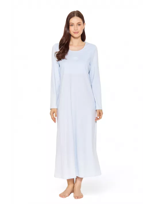 Feraud Long nightgown blue cotton HIGH CLASS Feraud Long nightgown blue cotton HIGH CLASS