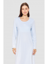 Feraud Long nightgown blue cotton HIGH CLASS