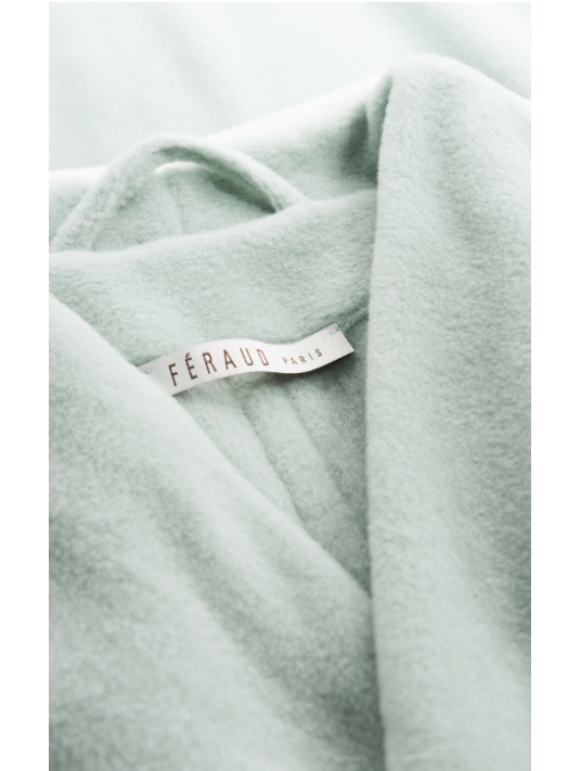 Robe de chambre féraud polaire vert d'eau