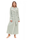 Robe de chambre féraud polaire vert d'eau