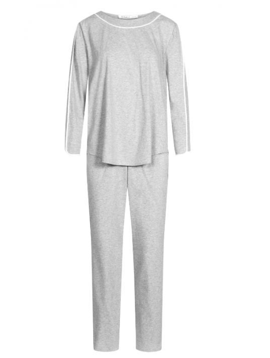 Feraud Pyjama manches longues en coton gris
