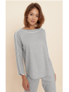 Feraud Pyjama manches longues en coton gris