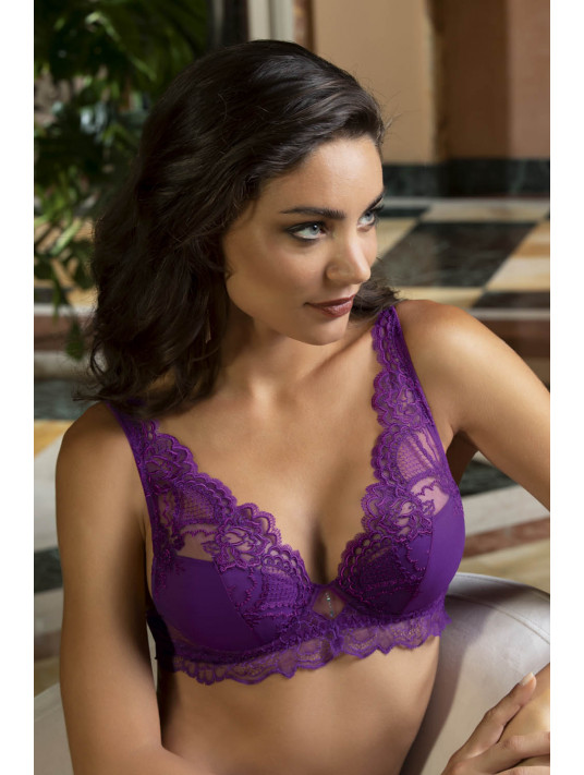 Lise charmel Soutien-gorge 1/2 mousse iris SUBLIME EN DENTELLE