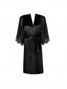 Lise Charmel Silk dressing gown black SPLENDEUR SOIE Lise Charmel Silk dressing gown black SPLENDEUR SOIE